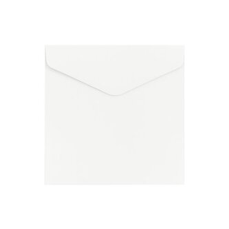 Ozdobné obálky hladké,16 x 16 cm, 150g, bílé, 10ks Ozdobné obálky hladké,16 x 16 cm, 150g, bílé, 10ks