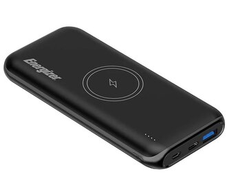 Energizer powerbanka QE10009PQ 10000mAh, Power Delivery, bezdrátové nabíjení, černá