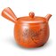 Japonská keramická konvice Kyusu hnědá var. L 360 ml