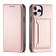 Magnet Card Case etui do iPhone 12 Pro Max pokrowiec portfel na karty kartę podstawka różowy