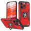 Pancerne etui z uchwytem na palec do iPhone 15 Pro Wozinsky Ring Armor - czerwone