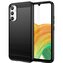 Carbon Case etui do Samsung Galaxy A04e elastyczny silikonowy karbonowy pokrowiec czarne