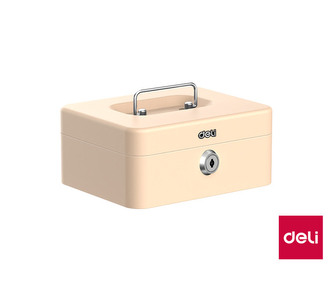 Pokladna přenosná DELI ET502 krémová