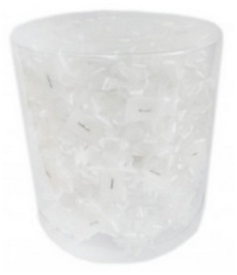 Rozety mini białe 100 szt., Rozette