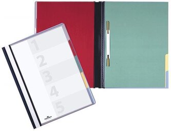 Desky s rychlovazačem "DIVISOFLEX®", 5 oddílů, A4, DURABLE