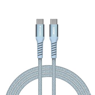 Verbatim magnetický kabel Sync & Charge USB-C to USB-C 100W 120 cm modrý