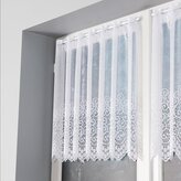Dekorační metrážová vitrážová záclona  VIOLETTA bílá výška 70 cm MyBestHome