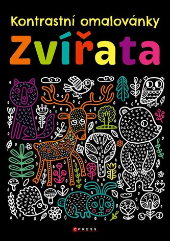 Kontrastní omalovánky – Zvířata Kontrastní omalovánky – Zvířata