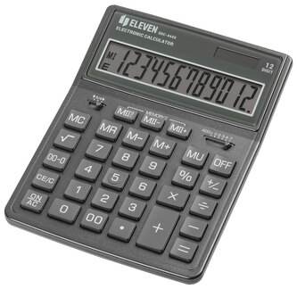 Kalkulator biurowy SDC444XRBK szary perłowy, Eleven 