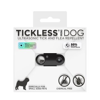 TICKLESS Mini dog Nabíjecí ultrazvukový odpuzovač klíšťat a blech Černá TICKLESS Mini dog Nabíjecí ultrazvukový odpuzovač klíšťat a blech Černá