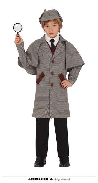 Sherlock Holmes kostým dětský 5-6 let
