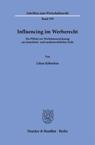 Influencing im Werberecht