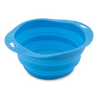 Miska pro psa, cestovní, BecoBowl Travel-blue M, EKO Miska pro psa, cestovní, BecoBowl Travel-blue M, EKO