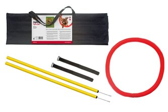 Karlie Agility překážka - kruh, žlutá/červená