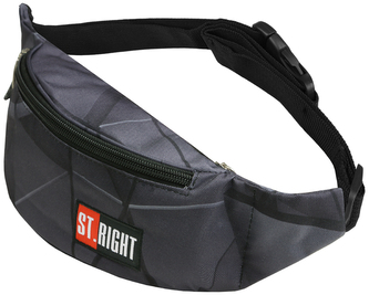 Saszetka na pasek "nerka" WB-01 3D Kształty/Shapes St.Right, St.Majewski