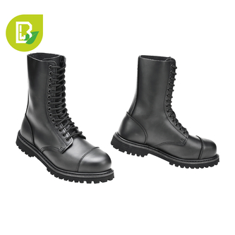 Boty Brandit Vegantom Boots 14-dírkové - černé, 12 Boty Brandit Vegantom Boots 14-dírkové - černé, 12