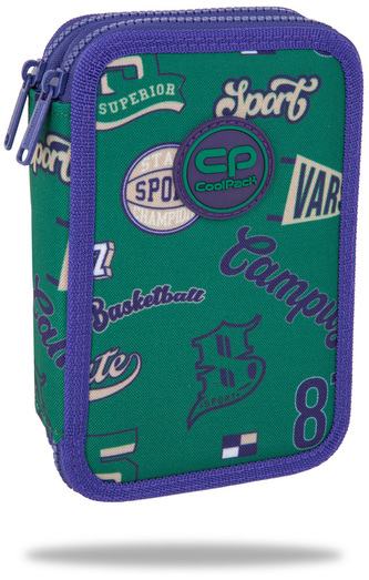 Piórnik podwójny z wyposażeniem Jumper 2 American Retro CoolPack, Patio