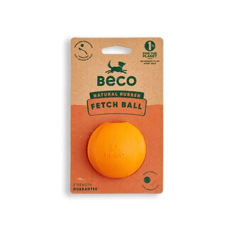 Beco Fetch Ball Hračka pro psy oranžová 6,5cm Beco Fetch Ball Hračka pro psy oranžová 6,5cm