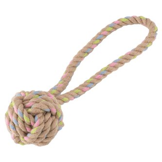 Beco Hemp Rope Hračka pro psy Ball on Loop M Beco Hemp Rope Hračka pro psy Ball on Loop M
