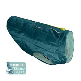 Kurgo® Loft Nepromokavá bunda pro psy Ink Blue/Seaglass M