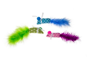 Karlie Hračka Myš s catnipem 11x1x2,5cm