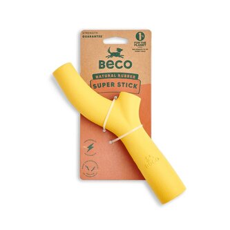 Beco Super Stick Hračka pro psy žlutá 22cm Beco Super Stick Hračka pro psy žlutá 22cm