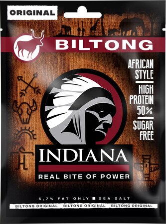 INDIANA Biltong hovězí Original 25g INDIANA Biltong hovězí Original 25g