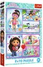 Puzzle 2x70-el. Zabawa z Gabby / Universal Gabby"s Dollhouse, Trefl