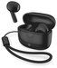 NEDIS bezdrátová sluchátka + mikrofon/ TWS/ BT/ 94 dB/ výdrž 16 hodin/ hlasové ovládání/ nabíjecí pouzdro/ USB-C/ černé