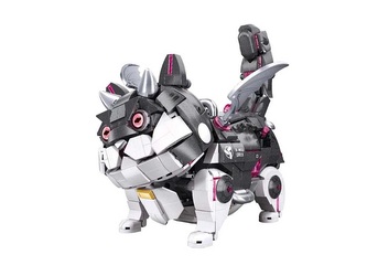 Sluban Pleyerid M38-P8017 Mechanická kočka šedo-bílá