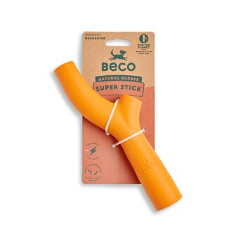 Beco Super Stick Hračka pro psy oranžová 22cm Beco Super Stick Hračka pro psy oranžová 22cm