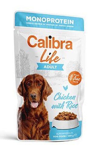 Calibra Dog Life kapsa Adult Chicken 150g