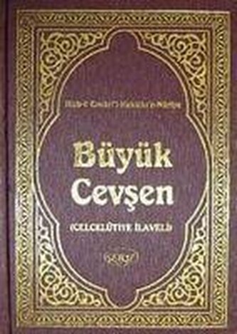Büyük Cevsen Arapca Celcelutiye Ilaveli Ciltli