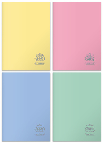 Zeszyt A5 60 k linia Eco PP, Pastel colors, Herlitz