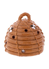 Včelí úl - svícen na čajovou svíčku.