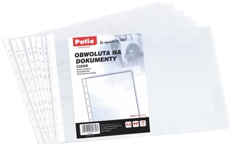 Koszulki do segregatora A3 krystaliczne poziome op. 25 szt., Patio Koszulki do segregatora A3 krystaliczne poziome op. 25 szt., Patio