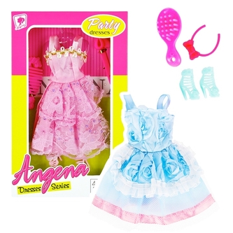 Sada pro panenku - šaty a doplňky