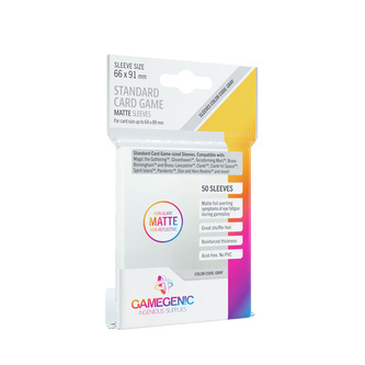 Gamegenic: MATTE Standard Card Game Sleeves 66 x 91 mm