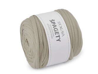 Špagety / příze 550 g - 1 ks - 46 šedokrémová různé odstíny