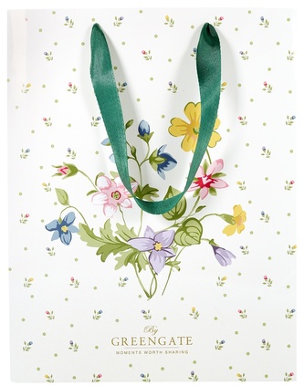 Papírová taška Fiola White