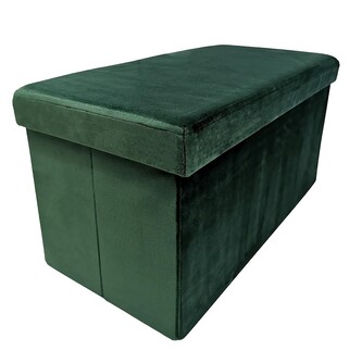 Skládací taburet PERFECT DUO 60x30 cm tmavě zelený