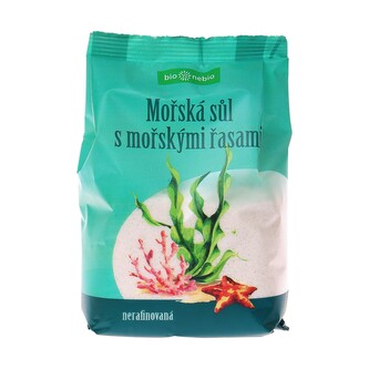 Sůl mořská s mořskými řasami 500 g   BIO NEBIO