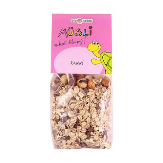 Müsli Nebuď hloupý! Ranní s oříšky 350 g BIO   BIO NEBIO