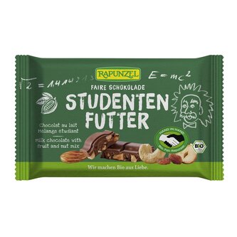 Čokoláda mléčná studentská směs 100 g BIO   RAPUNZEL