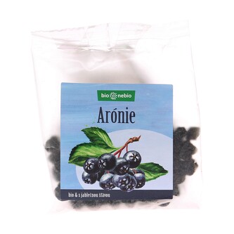 Arónie sušená s jablečnou šťávou 100 g BIO   BIO NEBIO