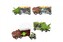 Dinosaurus kamion plast 16x7cm s doplňky 2 druhy v krabičce
