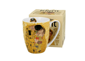 Kubek classic THE KISS ECRU inspired by Klimt