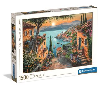 Puzzle 1500 elementów.HQ  Steps to the Harbor