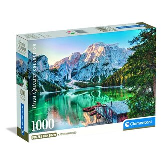 Puzzle 1000 elementów. Compact  Emerald Lake Braies