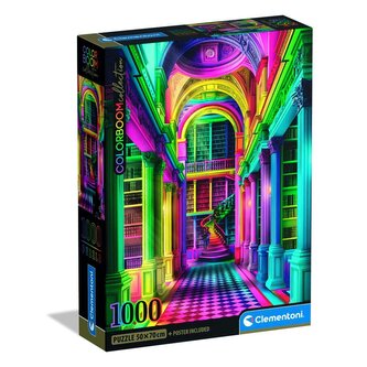 Puzzle 1000 elementów. Compact Colorboom Athenaeum